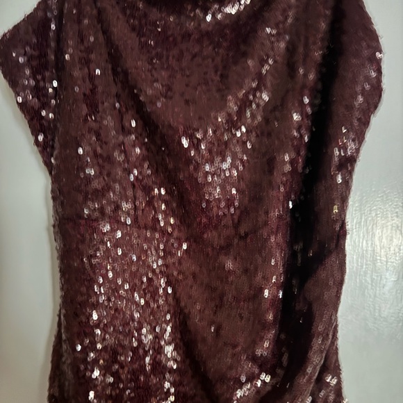 Emerald Sunday Sprakly Cranberry Red Mini Dress - Picture 5 of 7